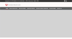 Desktop Screenshot of childrenheartcare.com